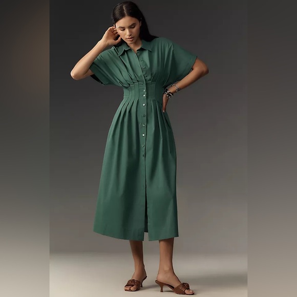 Anthropologie Dresses & Skirts - Anthropologie The Tobie Shirt Dress by Exquise